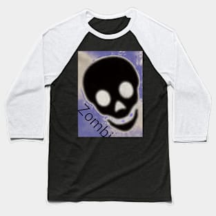 Death and rainbows color skull art Baseball T-Shirt